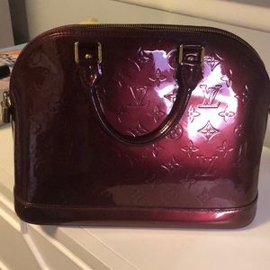 Louis Vuitton monogram vernis alma pm